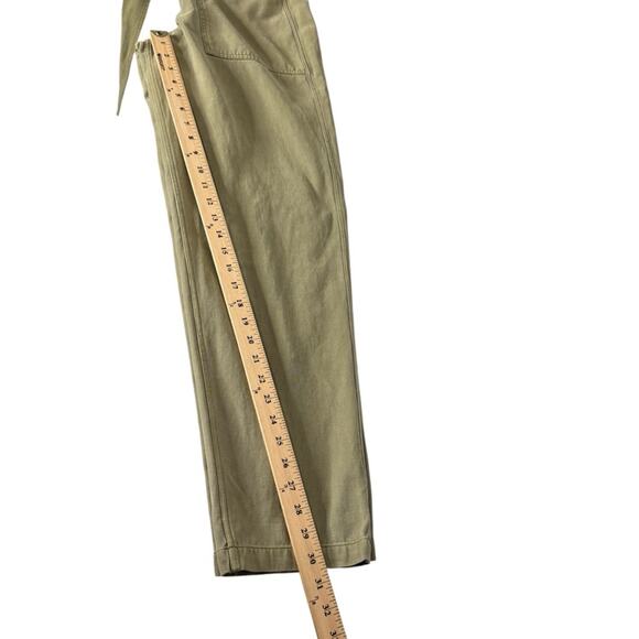 Rails Achilles Pants in Green Canteen High Waist Paper Bag Womens 4 Minimalist - Picture 7 of 10